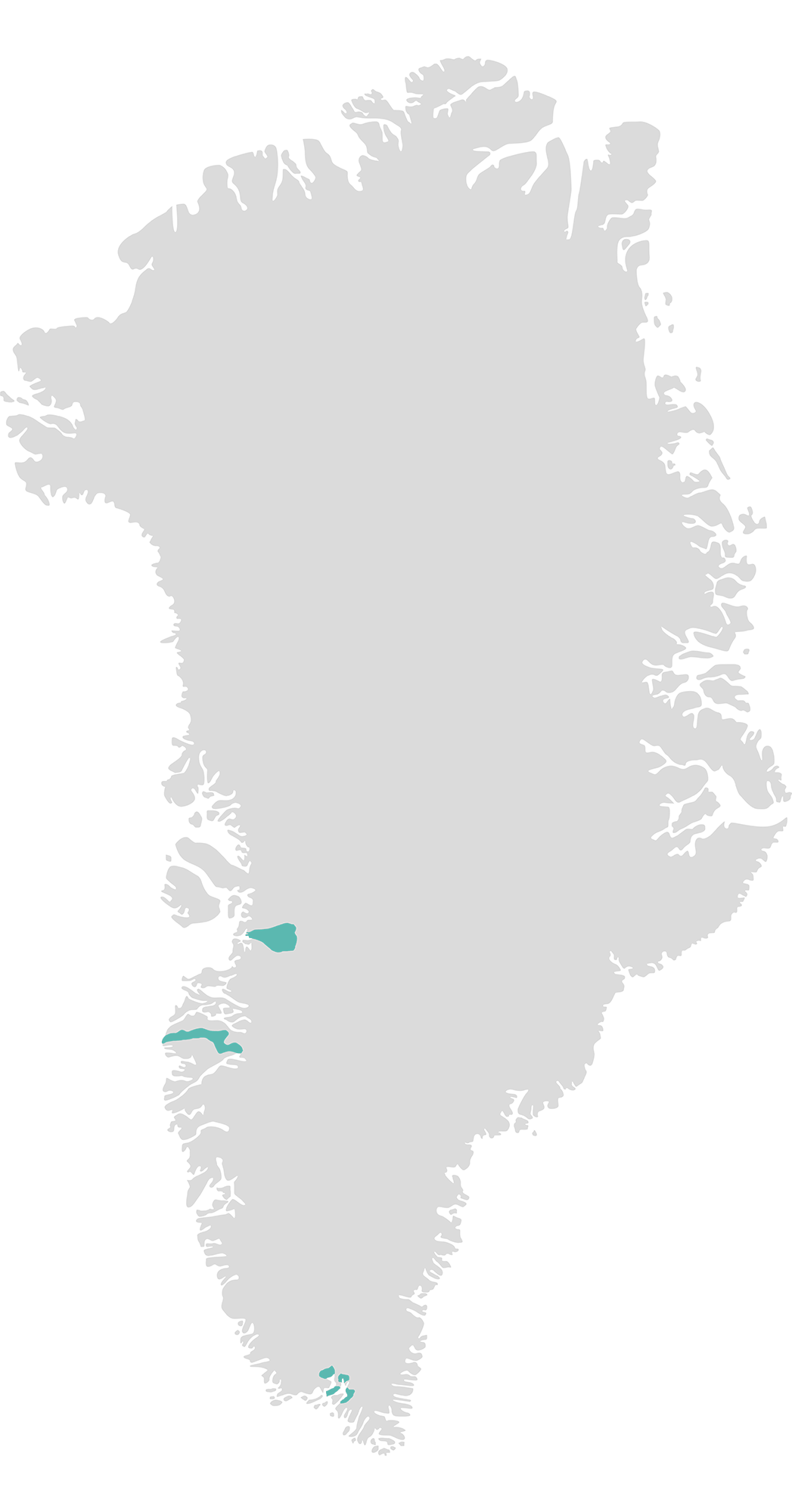 Greenland map destinations unesco sites